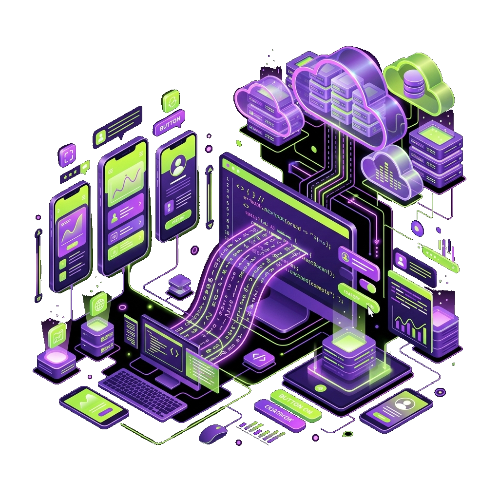 Software & App Development Illustration